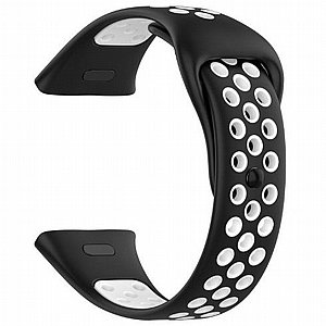 רצועת סיליקון מדגם Sports Solid Color Silicone Band מבית iBands לשעון חכם מדגם: Xiaomi Redmi Watch 3 (צבע Black/White) רצועת סיליקון מדגם Sports Solid Color Silicone Band מבית iBands לשעון חכם מדגם: Xiaomi Redmi Watch 3 (צבע Black/White)