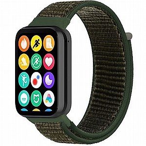 ����� �� / ������ ���� Simple Braided Nylon Band ���� iBands ����� ��� ����: Xiaomi Smart Band 8 Pro / Xiaomi Smart Band 9 Pro (��� Green)