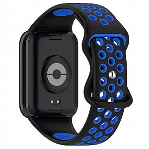 רצועת סיליקון מדגם Sports Solid Color Silicone Band מבית iBands לשעון חכם מדגם: Xiaomi Smart Band 8 Pro / Xiaomi Smart Band 9 Pro (צבע Black/Blue) רצועת סיליקון מדגם Sports Solid Color Silicone Band מבית iBands לשעון חכם מדגם: Xiaomi Smart Band 8 Pro / Xiaomi Smart Band 9 Pro (צבע Black/Blue)