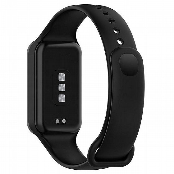 ����� ������� ���� Solid Color Silicone Band ���� LaTera ����� ��� ����: Xiaomi Smart Band 8 Active (��� Black)