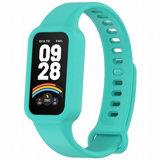 ����� ������� ���� Solid Color Silicone Band ���� LaTera ����� ��� ����: Xiaomi Smart Band 9 Active (��� Green)