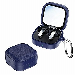 נרתיק עור מדגם Faux Leather Case מבית XDcase לאוזניות Samsung Galaxy Buds 4 / Buds 4 Pro (צבע כחול) נרתיק עור מדגם Faux Leather Case מבית XDcase לאוזניות Samsung Galaxy Buds 4 / Buds 4 Pro (צבע כחול)