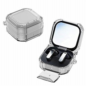 נרתיק קשיח מדגם Switch Crystal Case מבית XDcase לאוזניות Samsung Galaxy Buds 4 / Buds 4 Pro (צבע אפור) נרתיק קשיח מדגם Switch Crystal Case מבית XDcase לאוזניות Samsung Galaxy Buds 4 / Buds 4 Pro (צבע אפור)