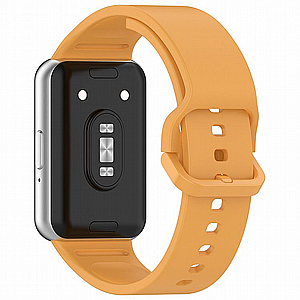 ����� ������� ���� Solid Color Silicone Band ���� iBands ����� ��� ����: Samsung Galaxy Fit 3 (��� Yellow)